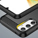 Carbon Case case for Samsung Galaxy A34 5G flexible silicone carbon cover black - Cell phone cases