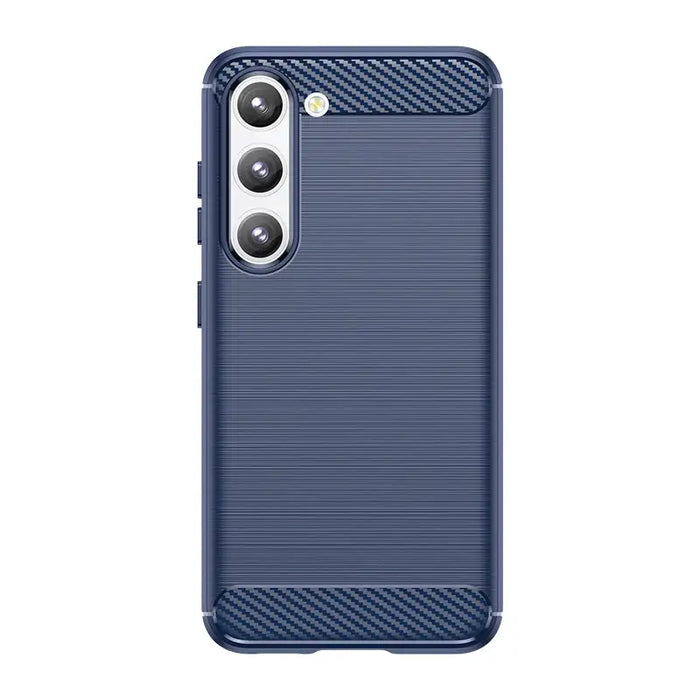 Carbon Case for Samsung Galaxy S23+ flexible silicone carbon cover blue - Cell phone cases and covers<<<HurtelXML