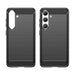 Carbon Case for Samsung Galaxy S24 Flexible Silicone Carbon Cover - Black - Cell phone cases and covers<<<HurtelXML