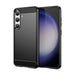 Carbon Case for Samsung Galaxy S24 Flexible Silicone Carbon Cover - Black - Cell phone cases and covers<<<HurtelXML