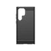 Carbon Case for Samsung Galaxy S24 Ultra Flexible Silicone Carbon Cover - Black - Cell phone cases