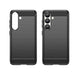 Carbon Case for Samsung Galaxy S25 - Black - Cell phone cases and covers<<<HurtelXML