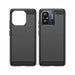 Carbon Case for Xiaomi Redmi 11A / Poco C55 / Redmi 12C Flexible Silicone Carbon Cover Black - Cell phone cases