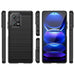 Carbon Case case for Xiaomi Redmi Note 12 Pro+ flexible silicone carbon cover black - Cell phone cases