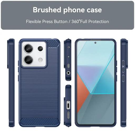 Carbon Case for Xiaomi Redmi Note 13 Pro+ - blue - Cell phone cases and covers<<<HurtelXML