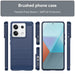Carbon Case for Xiaomi Redmi Note 13 Pro+ - blue - Cell phone cases and covers<<<HurtelXML
