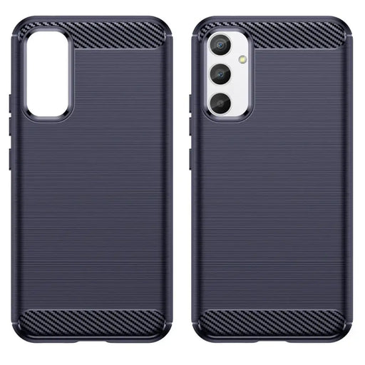 Carbon Case калъф за Samsung Galaxy A54 5G гъвкав силиконов карбоново покритие син - Cell phone cases