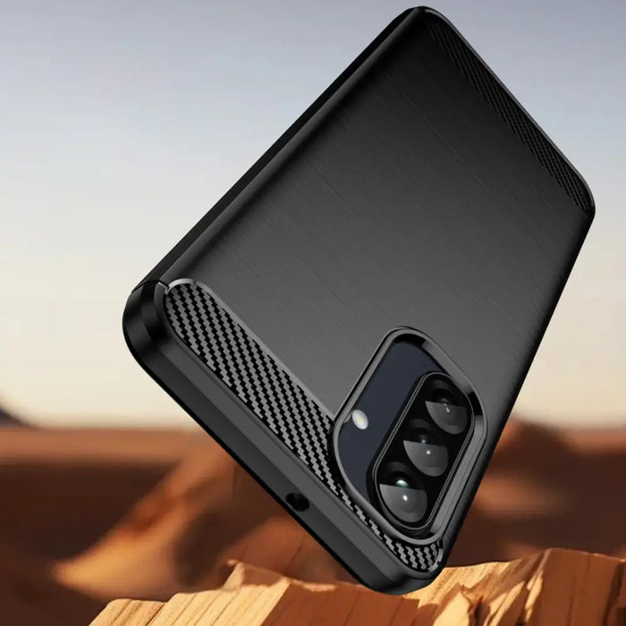 Carbon Case Samsung Galaxy A26 Black - Cell phone cases and covers<<<HurtelXML