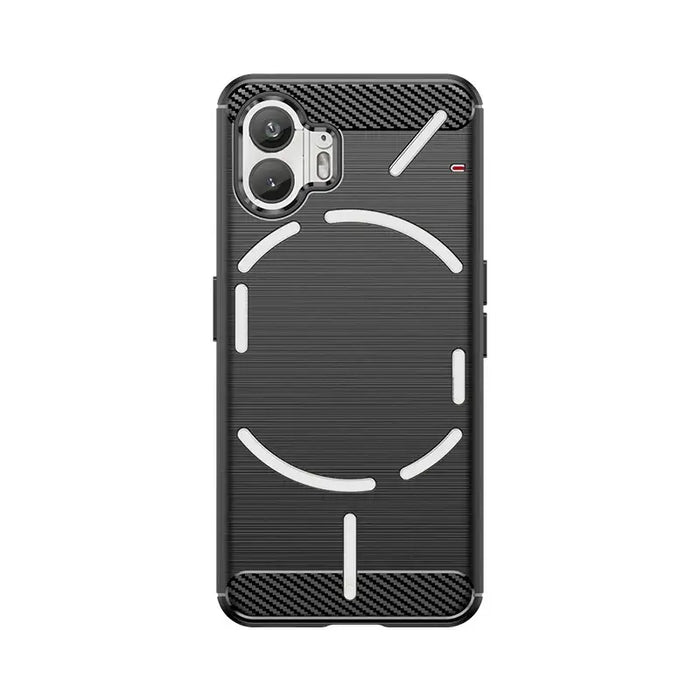 Carbon Case silicone case for Nothing Phone 2 - black - Cell phone cases and covers<<<HurtelXML