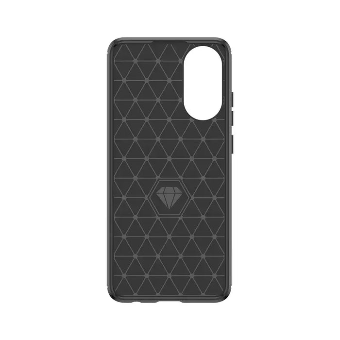 Carbon Case silicone case for Oppo A78 4G - black - Cell phone cases and covers<<<HurtelXML