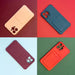 Card Armor Case Pouch Cover for iPhone 12 Pro Card Wallet Silicone Air Bag Armor Case Navy Blue - Cell phone cases