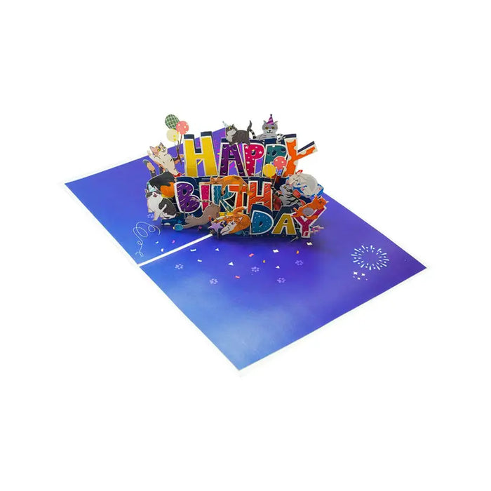 CARD CHRD CATS POP-UP ’CHARD CATS’ KIRIORI 10729 - Парти артикули<<<Декорации<<<Мебели и интериор<<<Praktiker