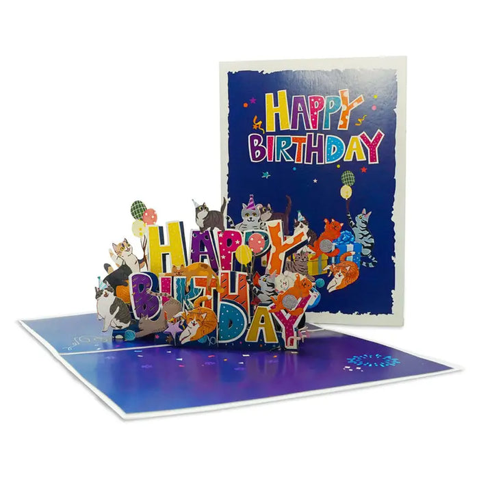 CARD CHRD CATS POP-UP ’CHARD CATS’ KIRIORI 10729 - Парти артикули<<<Декорации<<<Мебели и интериор<<<Praktiker