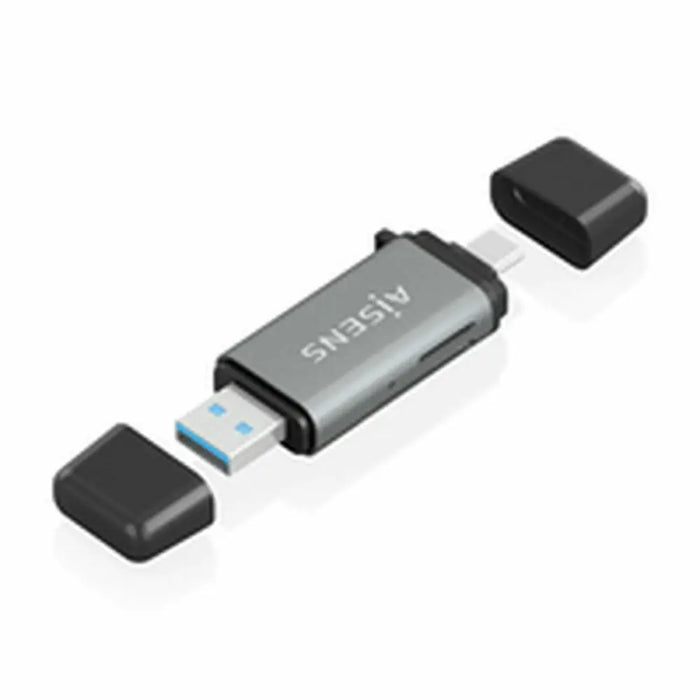 Card Reader Aisens ASCR-2AC11-GR Grey - Компютър Мрежи и компоненти<<<Компютри| Електроника<<<BigBuy&&&Мулти Четец за