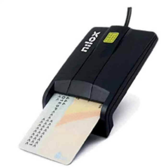 Card Reader Nilox NXLD001 Black DNI (ID Card) - Компютър Мрежи и компоненти<<<Компютри| Електроника<<<BigBuy&&&Мулти