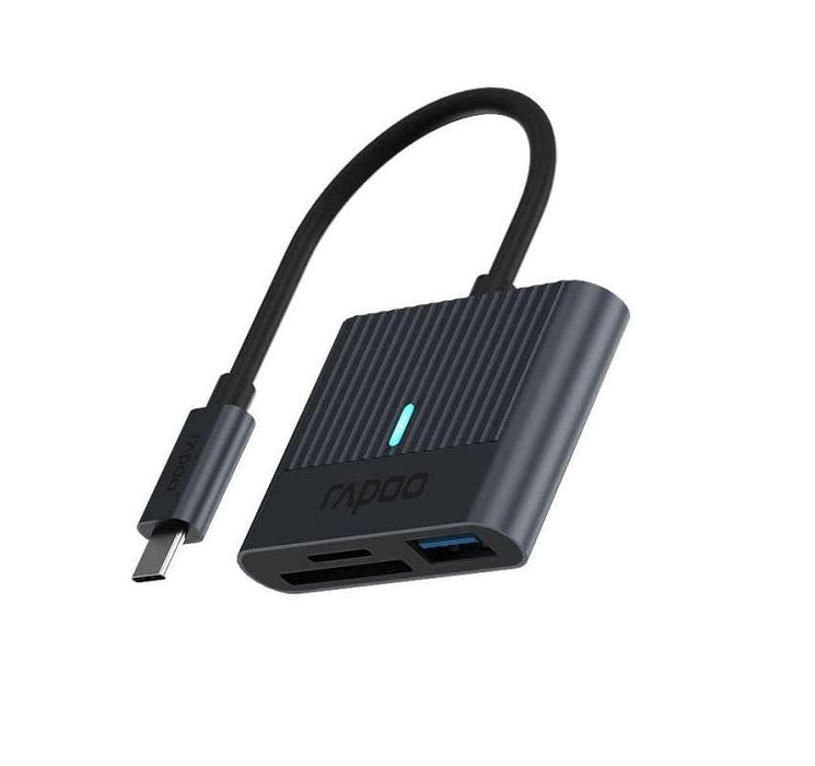 Card reader Rapoo UCR-3001 USB-C Black - Четци за карти<<<Компютърна периферия<<<ValiAPI