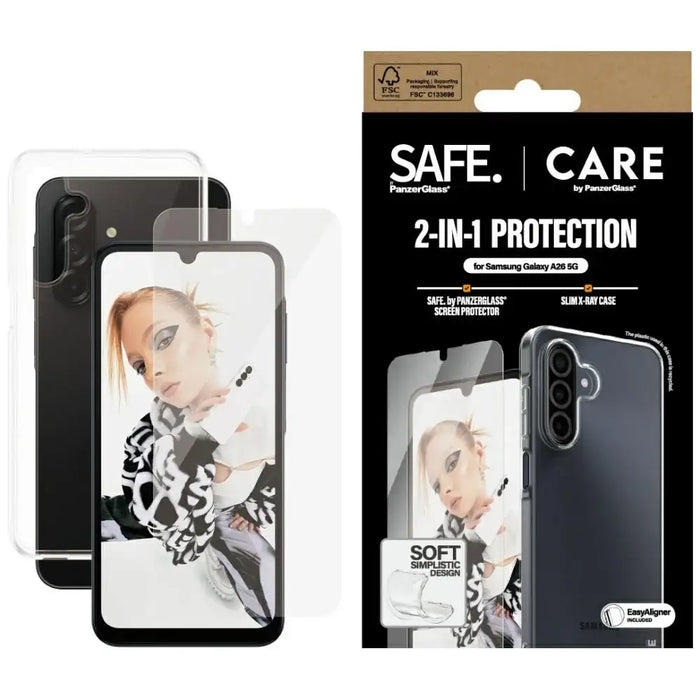 CARE by PanzerGlass Fashion 2in1 Case + Glass for Samsung Galaxy A26 5G - transparent - Cell phone cases