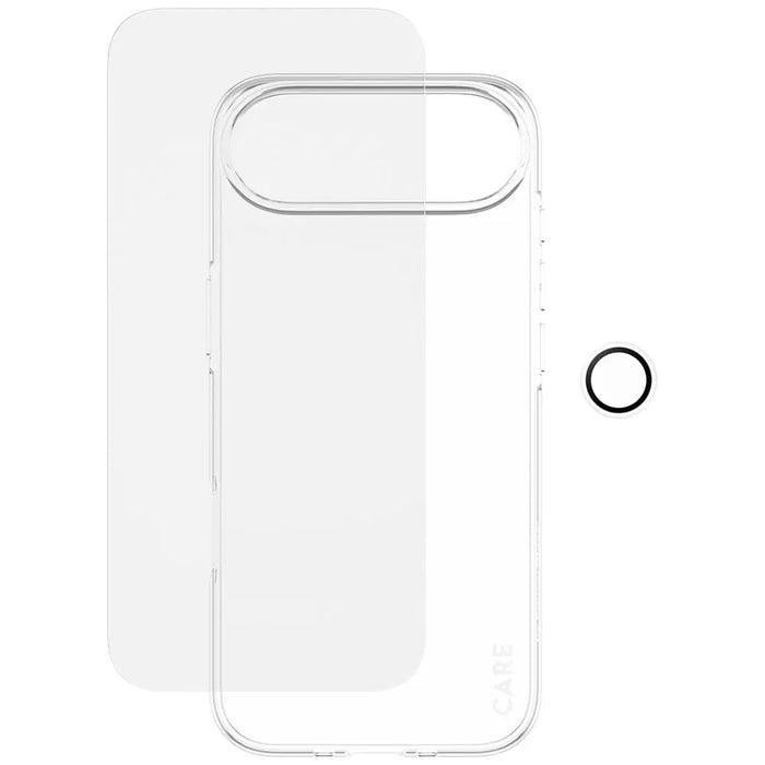 CARE by PanzerGlass Fashionable Combo 3in1 Protective Set Case + Glass + Lens for iPhone Air - Cell phone cases
