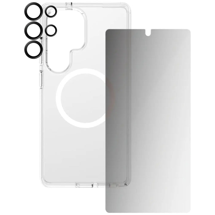 CARE by PanzerGlass Flagship 3in1 Case + Privacy Glass + Lens for Samsung Galaxy S25 Ultra - Cell phone cases