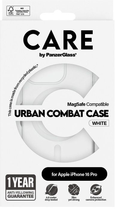 CARE by PanzerGlass Flagship Case iPhone 16 Pro 6.3"" black/black MagSafe 1346