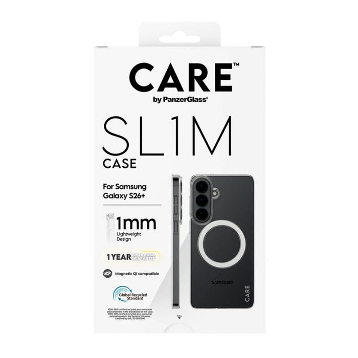 CARE by PanzerGlass SL1M Case for Samsung Galaxy S26+ - Transparent