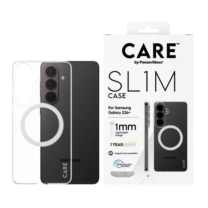 CARE by PanzerGlass SL1M Case for Samsung Galaxy S26+ - Transparent