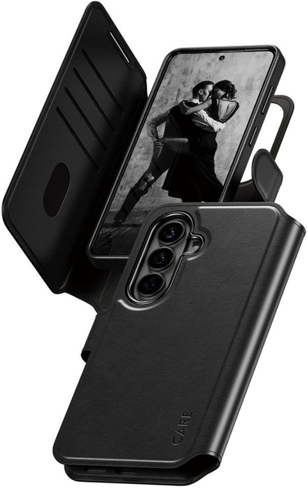 CARE by PanzerGlass Tango 2in1 Wallet Case for Samsung Galaxy S26 - Black