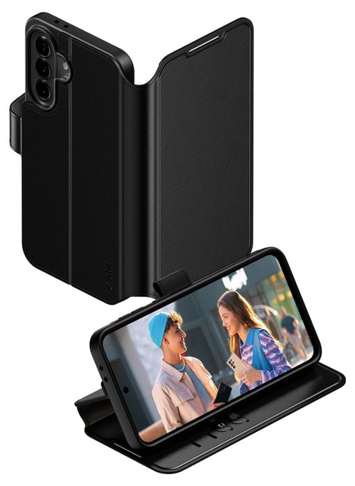 CARE by PanzerGlass Feature Wallet Kickstand Case for Samsung Galaxy A37 - Black