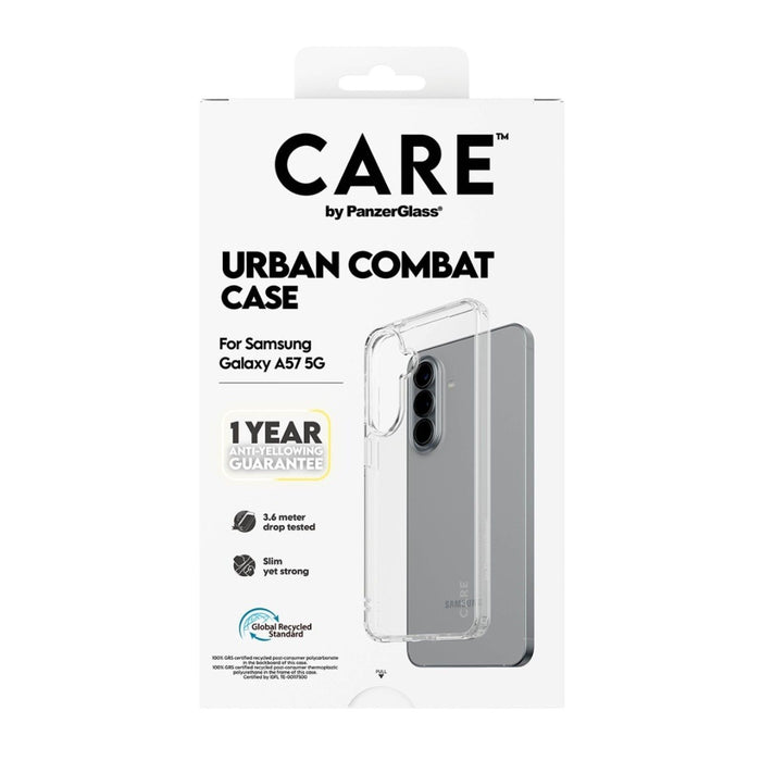 CARE by PanzerGlass Flagship Urban Combat Case for Samsung Galaxy A57 - Transparent