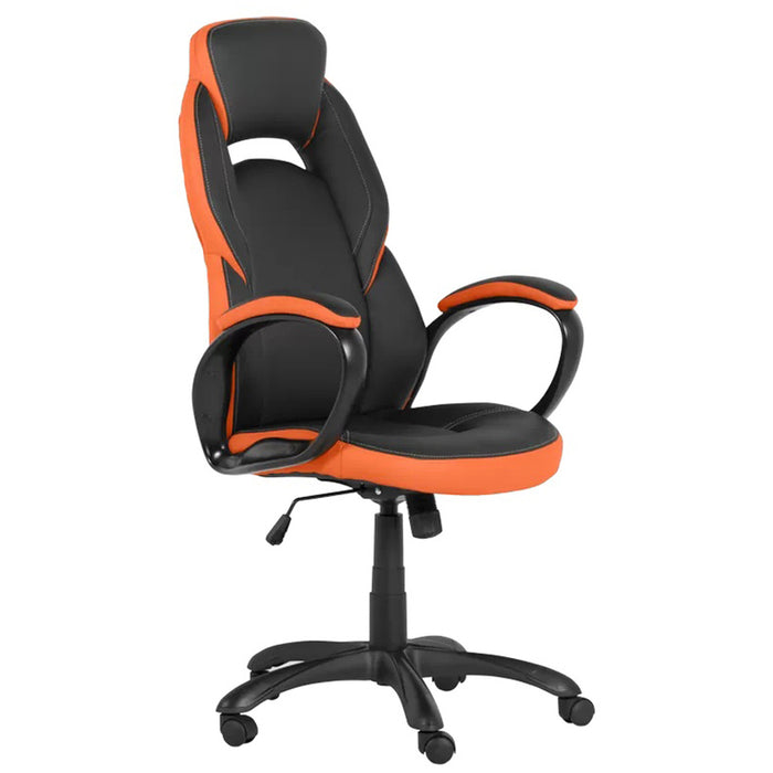 OFFICE CHAIR CARMEN 7511 BLACK - ORANGE