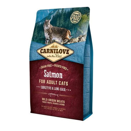 CARNILOVE Sensitive & Long Hair Salmon - dry cat food - 6kg - Dry foodDLK-KAS<<<For the catDLK<<<ActionPL