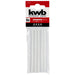 CARTRIDGES FOR HOT GLUING 6 PCS TRANSPARENT F 7 X 100 MM KWB - Патрони топло лепене<<<Консумативи за