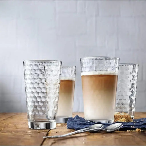 Чаша WMF за лате макиато Honeycomb 4бр. 0948652040 - Консумативи за почистване<<<За дома<<<Малки електроуреди за