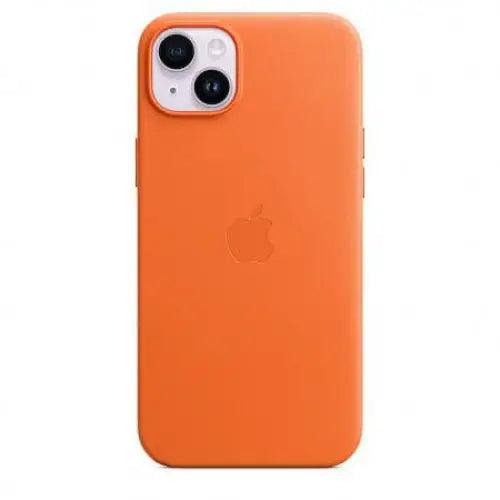 Case Apple iPhone 14 Plus Leather Orange mppf3 - Калъфи за телефони<<<Аксесоари за телефони<<<Телефони<<<Телефони и