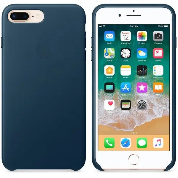 Case Apple IPHONE PLUS 8/7 LEATHER CASE - COSMOS BLUE MQHR2 - Калъфи за телефони<<<Аксесоари за
