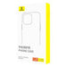 Case Baseus Synthetic Fiber iPhone 15 Pro + tempered glass - Protective cases for smartphones<<<Cases<<<GSM