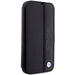 Case BMW BMBKP14X22RDPK iPhone 14 Pro Max 6.7’’ black/black bookcase Leather Textured&Stripe - Cell phone cases
