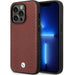 Case BMW BMHCP14L22RFGR iPhone 14 Pro 6.1’’ Burgundy/burgundy Leather Diamond Pattern - Cell phone cases