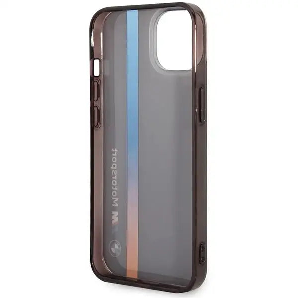 Case BMW BMHCP14S22HVGV iPhone 14 6.1’’ black/black IML Tricolor Stripe - Cell phone cases and covers<<<HurtelXML