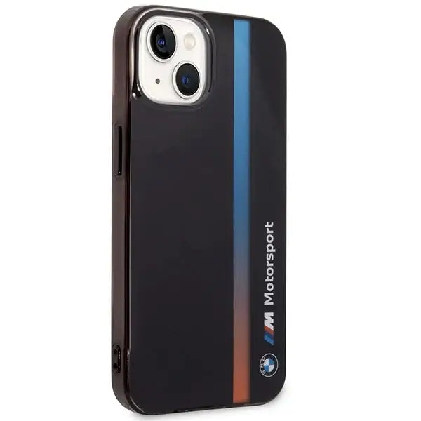 Case BMW BMHCP14S22HVGV iPhone 14 6.1’’ black/black IML Tricolor Stripe - Cell phone cases and covers<<<HurtelXML