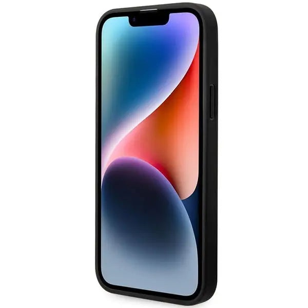 Case BMW BMHCP14S22RFGR iPhone 14 6.1’’ Burgundy/burgundy Leather Diamond Pattern - Cell phone cases