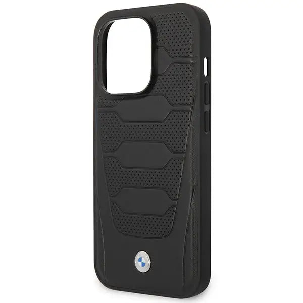 Case BMW BMHCP14X22RPSK iPhone 14 Pro Max 6.7’’ black/black Leather Seats Pattern - Cell phone cases