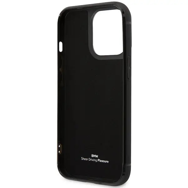 Case BMW BMHCP14X22RSEPK iPhone 14 Pro Max 6.7’’ black/black Leather Card Slot - Cell phone cases and covers<<<HurtelXML