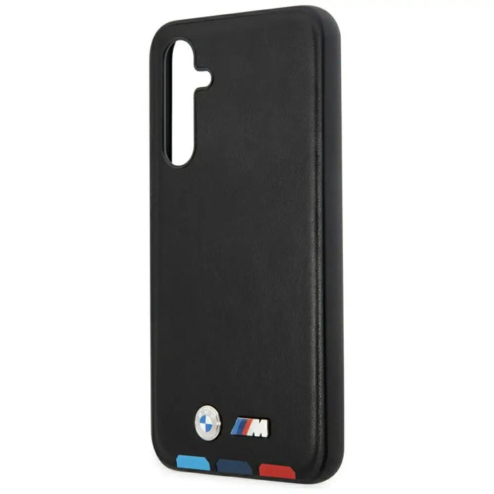 Case BMW BMHCSA5422PTDK A54 black/black Leather Stamp Tricolor - Cell phone cases and covers<<<HurtelXML