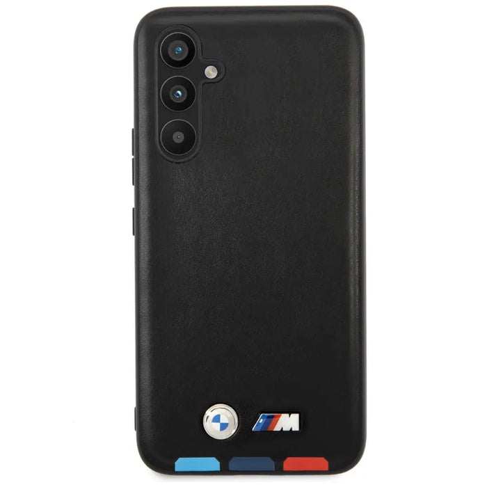 Case BMW BMHCSA5422PTDK A54 black/black Leather Stamp Tricolor - Cell phone cases and covers<<<HurtelXML