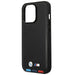 Case BMW BMHMP14L22PTDK iPhone 14 Pro 6.1 ’black / black Leather Stamp Tricolor Magsafe - Cell phone cases
