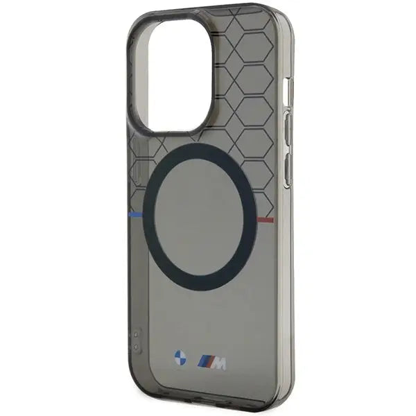 Case BMW BMHMP14LHGPK iPhone 14 Pro 6.1’’ Grey/Grey Pattern MagSafe - Cell phone cases and covers<<<HurtelXML