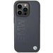 Case BMW BMHMP14LSLLNA iPhone 14 Pro 6.1’’ navy/navy hardcase Leather Hot Stamp MagSafe - Cell phone cases