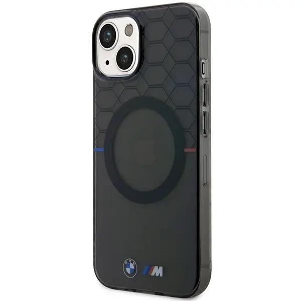 Case BMW BMHMP14SHGPK iPhone 14 6.1’’ grey/grey Pattern MagSafe - Cell phone cases and covers<<<HurtelXML