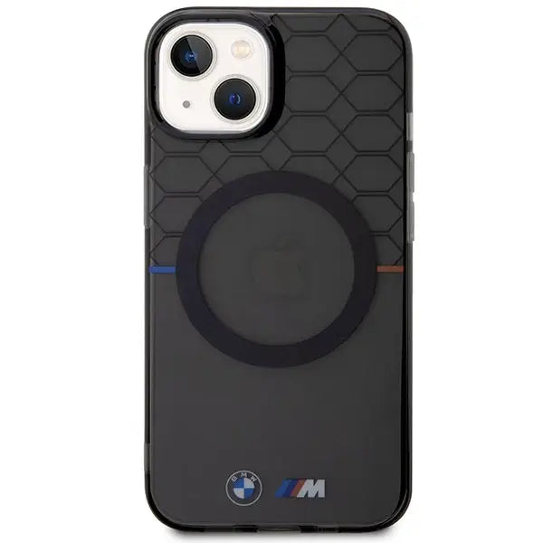 Case BMW BMHMP14SHGPK iPhone 14 6.1’’ grey/grey Pattern MagSafe - Cell phone cases and covers<<<HurtelXML